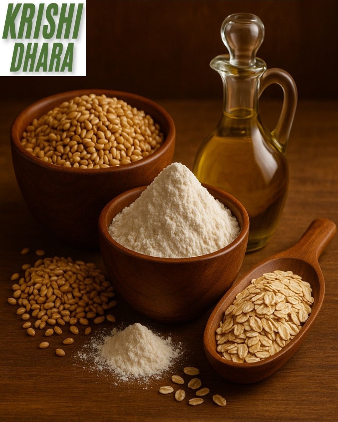 Grain, Flour, Oil